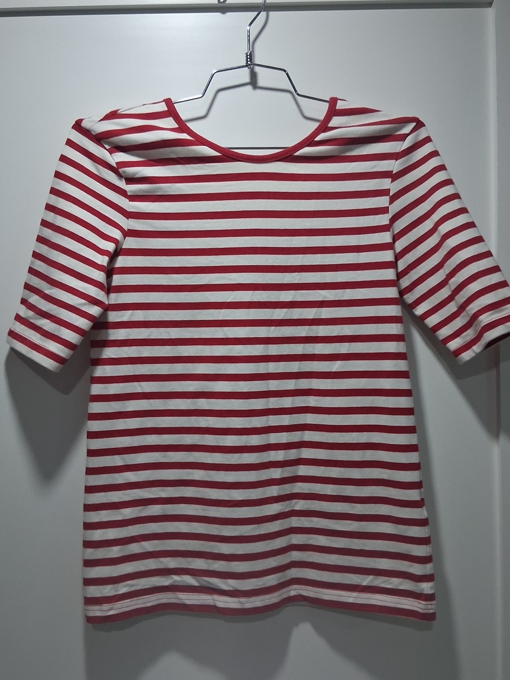 The Fifth Label Classic Red & White Striped Women’s Boatneck Top S